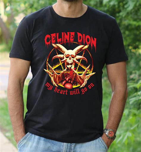 celine dion metal shirt buy|celine dion merch.